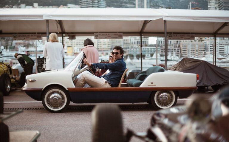 Fiat 500 Spiaggia mit zwei Personen