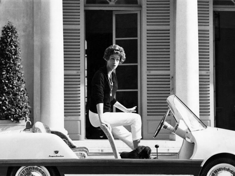 Fiat 500 Spiaggia vor einem Haus