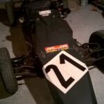 Daco Formula Monza in Gruen, so gefunden, mit dem Nummernfeld 21
