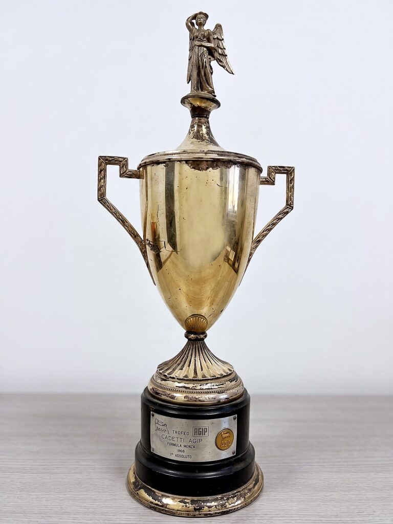 Pokal des Trofeo Cadetti Agip, Formula Monza 1968, erster Gesamtrang