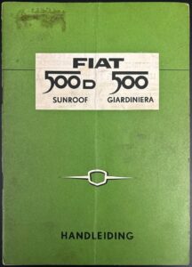 Fiat 500 D Sunroof, Fiat 500 Giardiniera