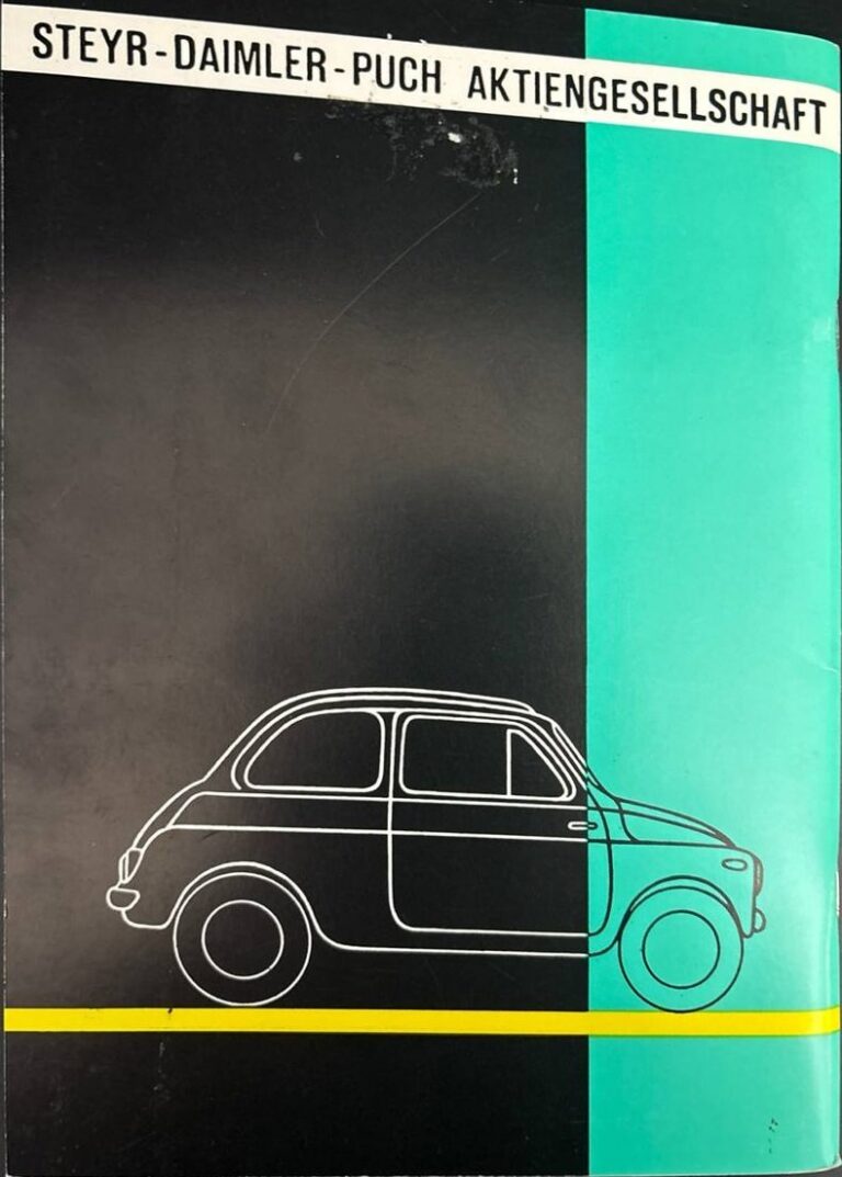 Steyr-Puch 500, Mod. Fiat – Rückseite