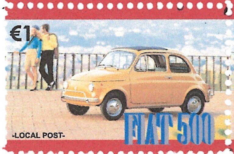 Briefmarke «FIAT 500 – 50th Anniversary 1957 – 2007», Local Post, Motiv 1