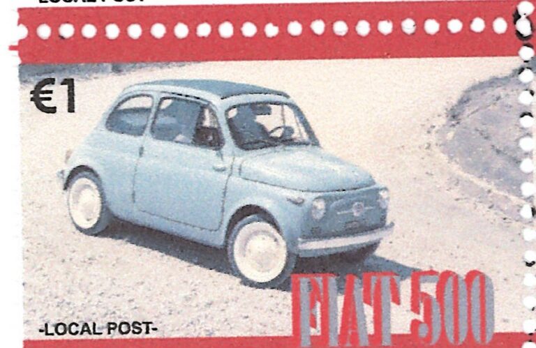 Briefmarke «FIAT 500 – 50th Anniversary 1957 – 2007», Local Post, Motiv 4
