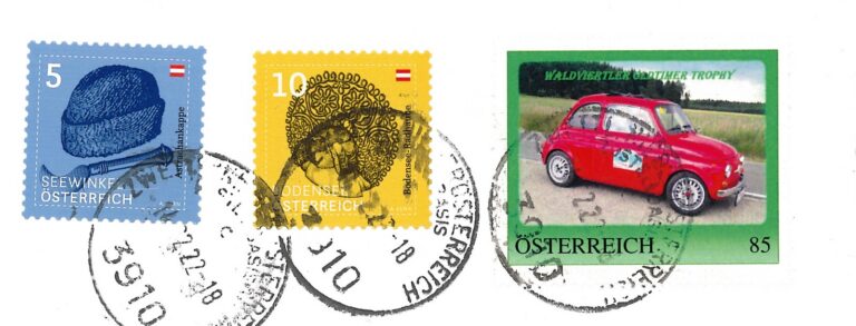 Briefmarke Österreich 85 «Waldviertler Oldtimer Trophy», gestempelt 2018
