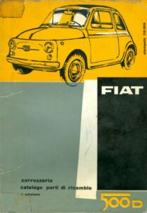 Ersatzteilkataloge Fiat 500, Bild 3 von 16
