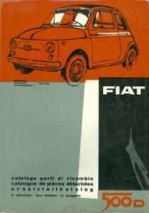 Ersatzteilkataloge Fiat 500, Bild 5 von 16