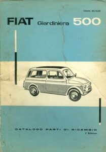 Ersatzteilkataloge Fiat 500, Bild 6 von 16