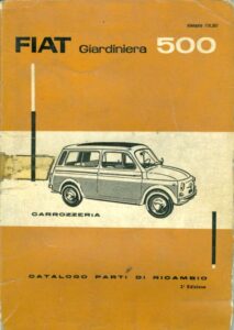 Ersatzteilkataloge Fiat 500, Bild 7 von 16