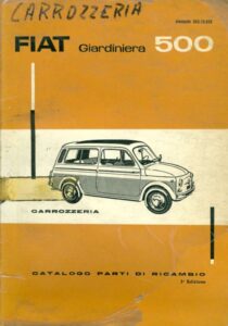 Ersatzteilkataloge Fiat 500, Bild 8 von 16