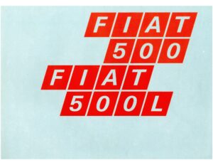 Fiat 500 · Fiat 500 L, holländischer Prospekt, Blatt 1
