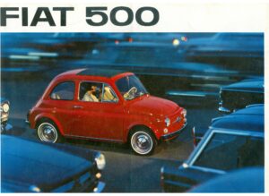 Fiat 500, italienischer Prospekt 2249, Blatt 1