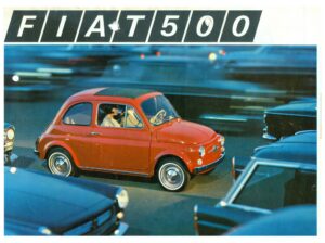 Fiat 500, holländischer Prospekt AP 10.000, Blatt 1