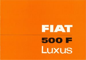 500F Fiat 500 F Luxus F56512A, Blatt 1
