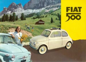 Fiat 500, deutscher Prospekt 1522 G, Blatt 1