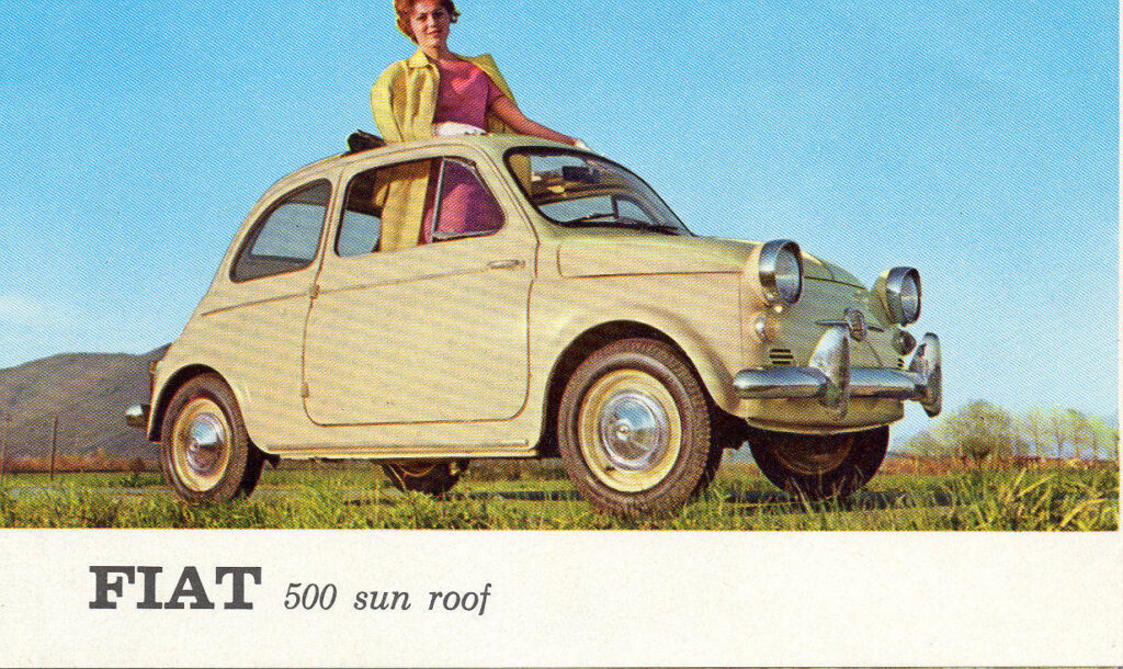 Fiat 500 sun roof