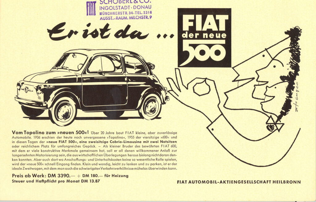 Er ist da … Fiat der neue 500