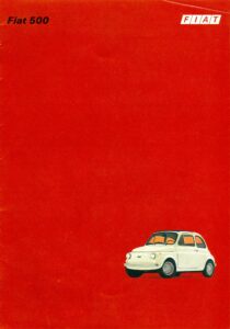 Fiat 500 R, deutscher Prospekt, Drucksache Nr. 3651, Blatt 1