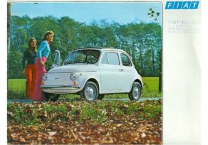 Fiat 500 R, deutscher Prospekt, Blatt 1
