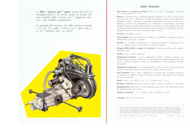 Prospekte Fiat 500 Sport, Bild 2 von 2