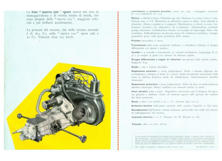 Prospekte Fiat 500 Sport, Bild 2 von 2