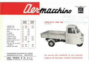 Aermacchino, Prospekt mit portata 790 kg, Blatt 1