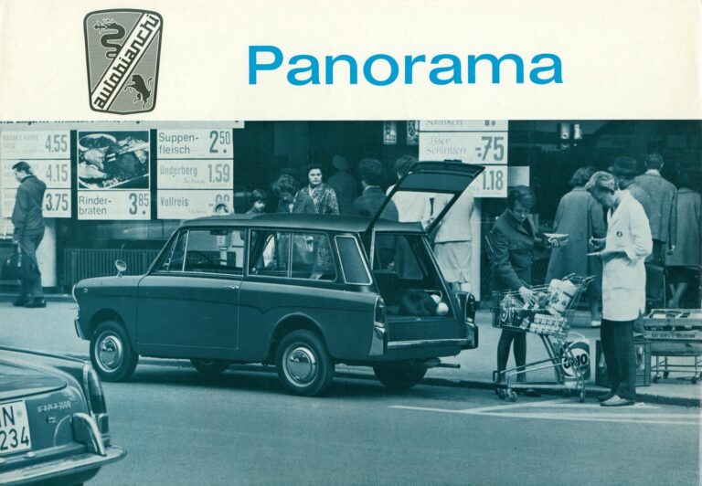 Autobianchi Panorama, deutscher Prospekt PA. 500 67 61, Blatt 1