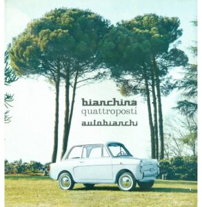 Bianchina Quattroposti, italienischer Prospekt UP 6201, Blatt 1