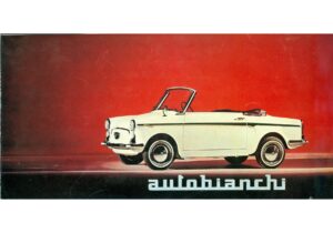 Bianchina Cabriolet, italienischer Prospekt UP 6512, Blatt 1