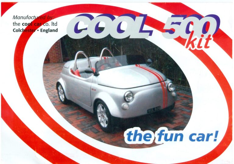 Cool 500 kit, englischer Prospekt, Blatt 1