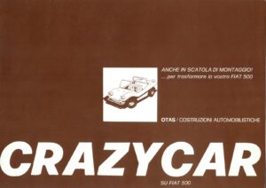 OTAS Crazycar, italienischer Prospekt, Blatt 1