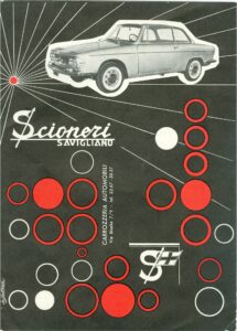 Scioneri Savigliano, italienischer Prospekt, Blatt 1