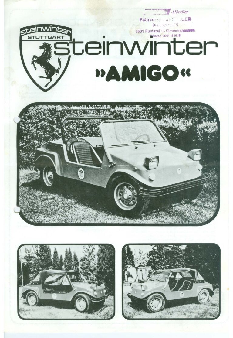 Steinwinter «Amigo», deutscher Prospekt, Blatt 1