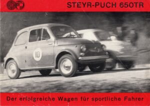 Steyr-Puch 650 TR, deutscher Prospekt, Blatt 1