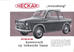 Neckar Weinsberg 500, niederländischer Prospekt, Blatt 1