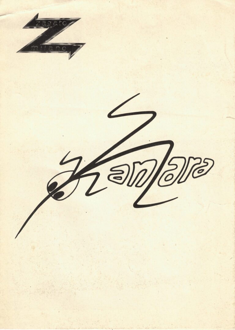 Zagato Zanzara, italienischer Prospekt, Blatt 1