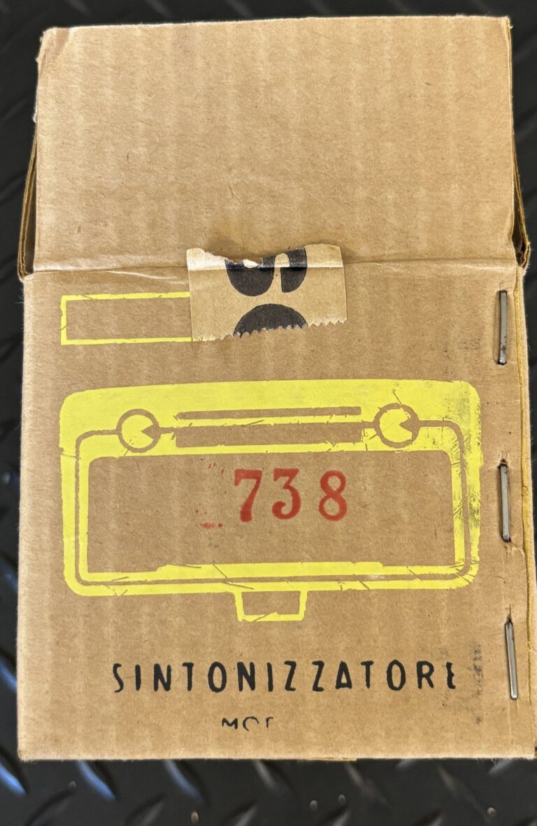 Voxson Vanguard, Schachtel «Sintonizzatore» 738