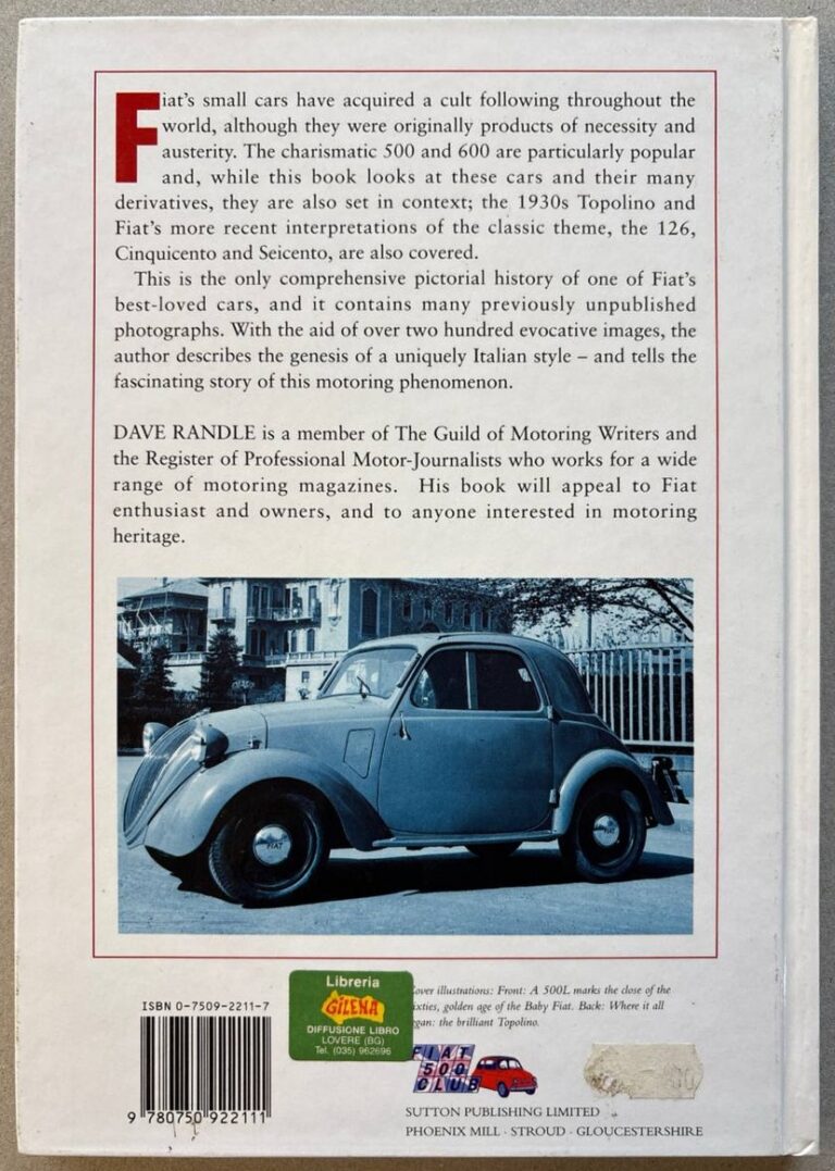 BABY FIATS – Rückseite