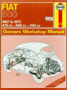 Fiat 500 1957 to 1973 Owners Workshop Manual, rote Haynes-Ausgabe