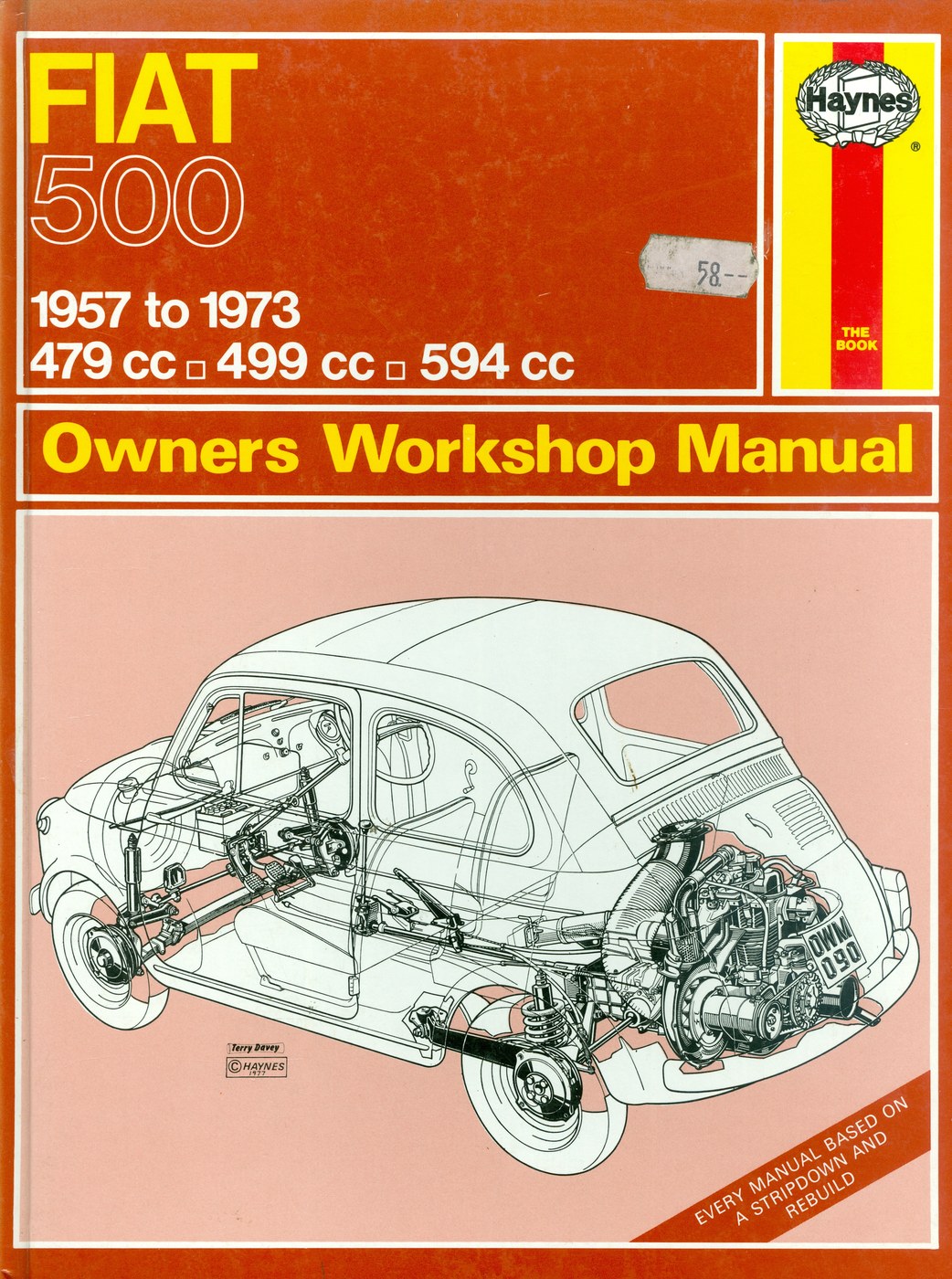 Fiat 500 1957 to 1973 Owners Workshop Manual, rote Haynes-Ausgabe