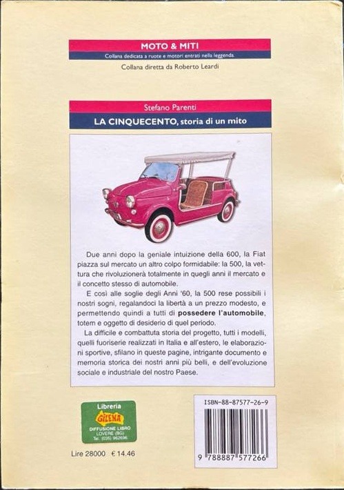 500 – Storia di un mito – Rückseite