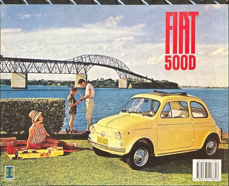 Bambina The Fiat 500 in New Zealand – Rückseite