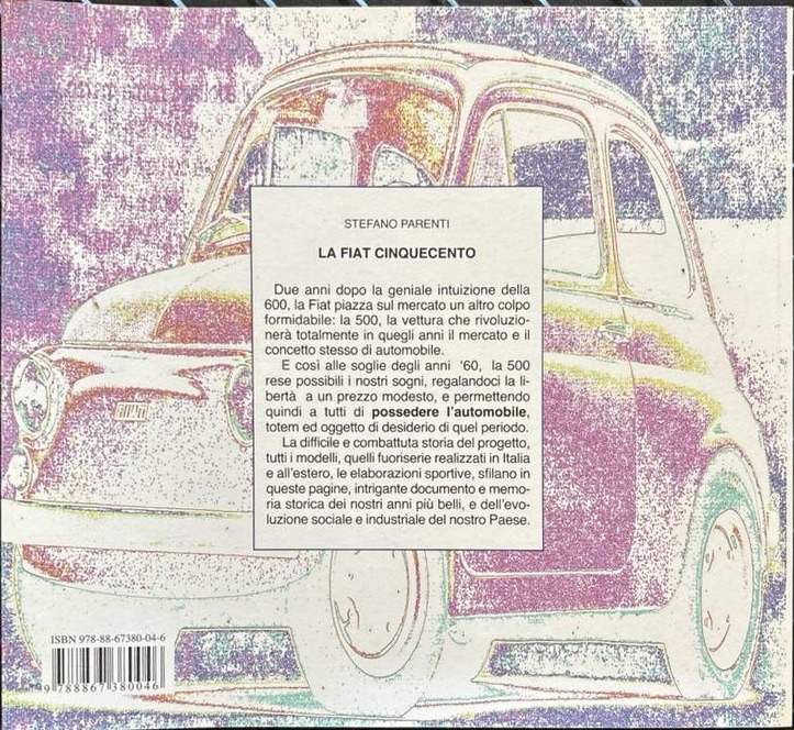 La Fiat Cinquecento – Rückseite