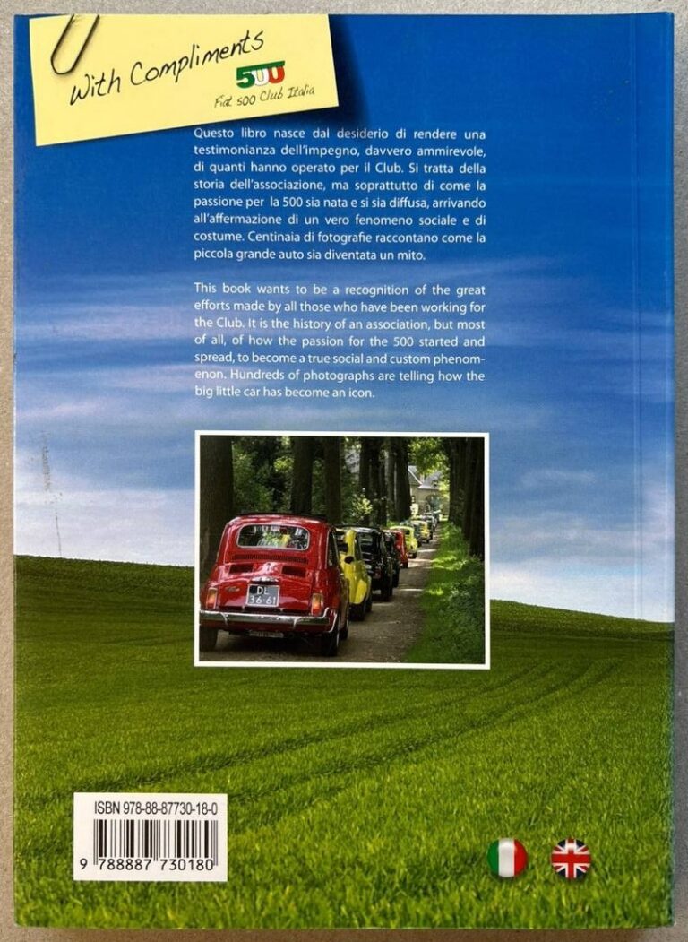 Fiat 500 Storia di una passione – Vorderseite