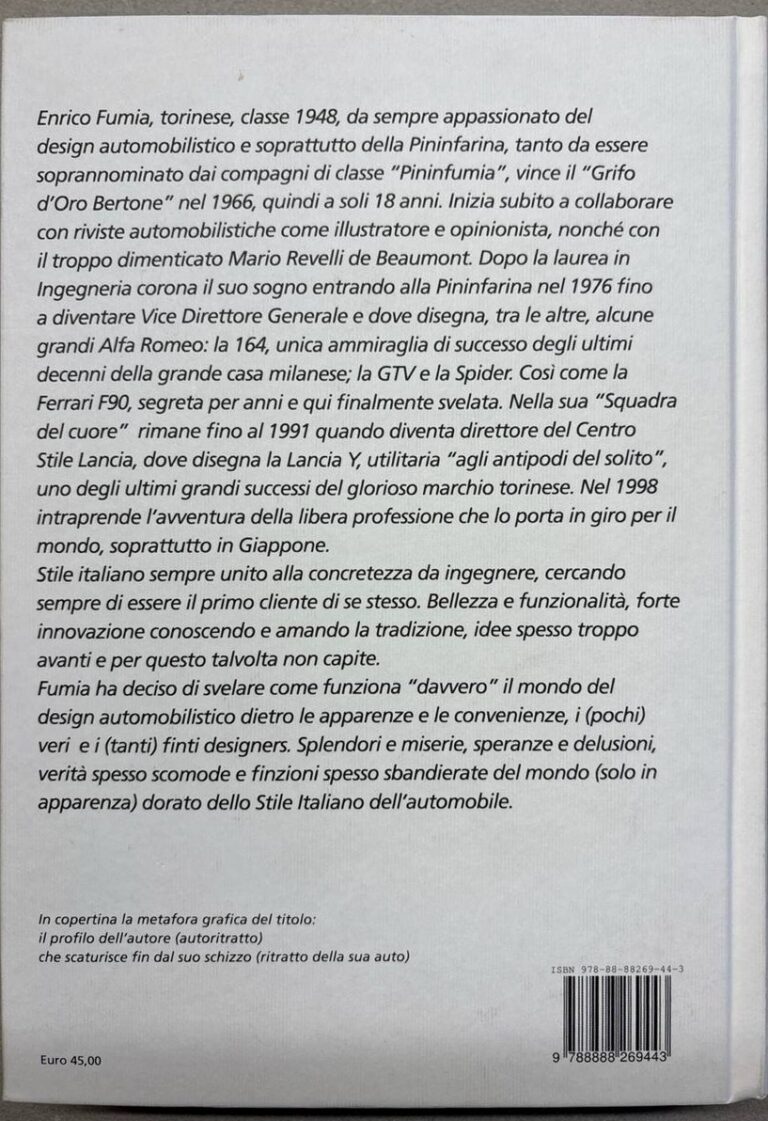 AUTOritratto – Rückseite