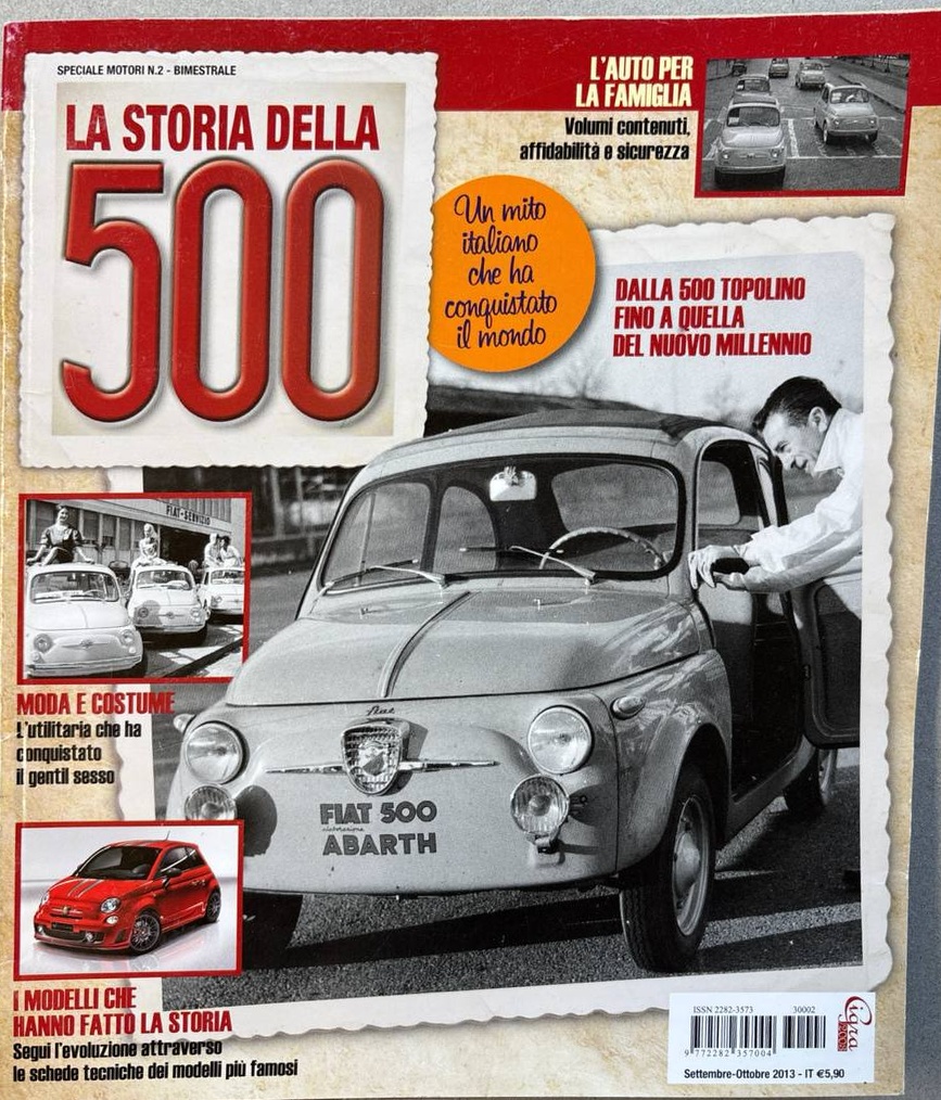 La storia della 500. Speciale Motori n. 2 – Vorderseite