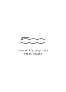 DVD 500 Torino Juli 2007 World Launch